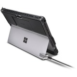 Kensington Lucchetto con cavo per Surface Pro e Surface Go, Castello Nero, 1,8 m, Kensington, Chiave, Acciaio al carbonio, Nero, Argento