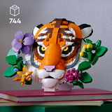 LEGO ART 31217 Collezione Animali - Tigre, Animale 3D da Costruire con Decorazioni di Fiori e Piante per Adulti, Regalo Creativo, Giochi di costruzione Animale 3D da Costruire con Decorazioni di Fiori e Piante per Adulti, Regalo Creativo, Set da costruzione, 18 anno/i, Plastica, 744 pz, 951 g
