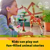 LEGO Animali del safari, Giochi di costruzione Set da costruzione, 9 anno/i, Plastica, 780 pz, 1 kg