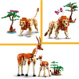 LEGO Creator 31150 3in1 Animali del Safari, Giocattolo Trasformabile da Giraffa in 2 Gazzelle o Leone , Giochi per Bambini 9+, Giochi di costruzione Giocattolo Trasformabile da Giraffa in 2 Gazzelle o Leone , Giochi per Bambini 9+, Set da costruzione, 9 anno/i, Plastica, 780 pz, 1 kg