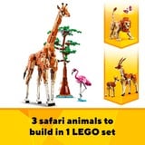 LEGO Creator Animali del safari, Giochi di costruzione Set da costruzione, 9 anno/i, Plastica, 780 pz, 1 kg