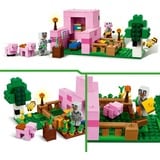 LEGO Minecraft 21268 La Casa del Maialino, Gioco di Ruolo Bambini 7+ con Personaggi, Animali Giocattolo e Fattoria da Costruire, Giochi di costruzione Gioco di Ruolo Bambini 7+ con Personaggi, Animali Giocattolo e Fattoria da Costruire, Set da costruzione, 7 anno/i, Plastica, 238 pz, 405 g
