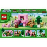 LEGO Minecraft 21268 La Casa del Maialino, Gioco di Ruolo Bambini 7+ con Personaggi, Animali Giocattolo e Fattoria da Costruire, Giochi di costruzione Gioco di Ruolo Bambini 7+ con Personaggi, Animali Giocattolo e Fattoria da Costruire, Set da costruzione, 7 anno/i, Plastica, 238 pz, 405 g