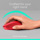 Logitech M330 Silent Plus mouse Mano destra RF Wireless Meccanico 1000 DPI rosso, Mano destra, Meccanico, RF Wireless, 1000 DPI, Rosso