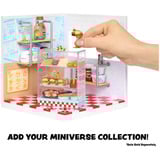 MGA Entertainment Spaces Starter Pack- Pizza, Bricolage Miniverse Spaces Starter Pack- Pizza, Cafe, 8 anno/i, Multicolore, Plastica
