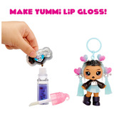 MGA Entertainment Yummiland Lip Gloss Doll Sour Sweeties - Nina Heartpop, Bambola Mini bambola, Femmina, 4 anno/i, Bambino/Bambina, Multicolore
