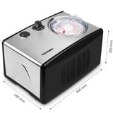 Medion LIFE Gelatiera MD 18387 Nero/in acciaio inox