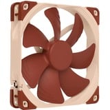 Noctua NF-A14 PWM Case per computer Ventilatore 14 cm Marrone, Ventola Ventilatore, 14 cm, 300 Giri/min, 1500 Giri/min, 24,6 dB, 140,2 m³/h