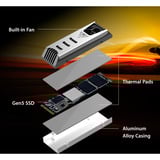 Patriot PV553P1TBM28H, Disco a stato solido Nero/Bianco