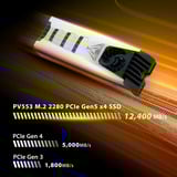 Patriot PV553P1TBM28H, Disco a stato solido Nero/Bianco