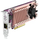 QNAP QM2 CARD scheda di interfaccia e adattatore Interno PCIe M.2, PCIe, A basso profilo, PCI 3.0, RJ-45, Argento