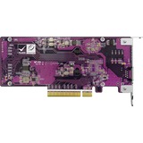 QNAP QM2 CARD scheda di interfaccia e adattatore Interno PCIe M.2, PCIe, A basso profilo, PCI 3.0, RJ-45, Argento