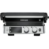Rommelsbacher Griglia a contatto KG 2025, Come contattare con grill accaio/Nero