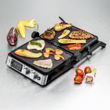 Rommelsbacher Griglia a contatto KG 2025, Come contattare con grill accaio/Nero