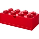 Room Copenhagen LEGO Cassetto da scrivania 8, Scatola di immagazzinaggio rosso