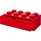 Room Copenhagen LEGO Cassetto da scrivania 8, Scatola di immagazzinaggio rosso