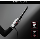 Rowenta KARL LAGERFELD 25mm Lockenstab CF321L, Apparecchio  per boccoli Nero