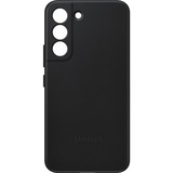 SAMSUNG Leather Cover per Galaxy S22, Black, Custodia per telefono Nero, Black, Cover, Samsung, Galaxy S22, 15,5 cm (6.1"), Nero