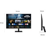 Samsung M7 Smart Monitor - M70F da 32" UHD, Monitor LED Nero, 81,3 cm (32"), 3840 x 2160 Pixel, 4K Ultra HD, LCD, 4 ms, Nero