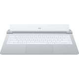 Samsung Tastiera Pro, Custodia protettiva argento, QWERTZ, Tedesco, Touchpad, Samsung, Galaxy Tab S11 Ultra, Argento