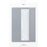 Samsung Tastiera Pro, Custodia protettiva argento, QWERTZ, Tedesco, Touchpad, Samsung, Galaxy Tab S11 Ultra, Argento