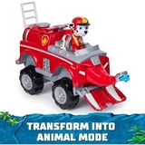 Spin Master PAW Patrol Jungle Pups, Veicolo Elefante di Marshall, veicolo giocattolo con personaggio Marshall da collezione, giocattoli per bambini e bambine dai 3 anni in su,  veicolo da gioco PAW Patrol Jungle Pups, Veicolo Elefante di Marshall, veicolo giocattolo con personaggio Marshall da collezione, giocattoli per bambini e bambine dai 3 anni in su, Camion dei pompieri, PAW Patrol, 3 anno/i, Plastica, Grigio, Rosso