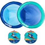 Spin Master Swimways, Materassino Gonfiabile per Piscina Spring Float Papasan con Valvola Hyper-Flate blu, SwimWays , Materassino Gonfiabile per Piscina Spring Float Papasan con Valvola Hyper-Flate, Blu, Gonfiabile cavalcabile, Monocromatico, 15 anno/i, Ragazzo, 113 kg