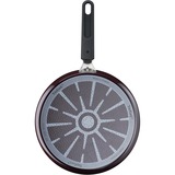 Tefal Resist Intense D52210 Crepiera Rotondo, Padella Rotondo, Crepiera, Nero, Rosso, Titanio, 175 °C, Alluminio