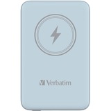 Verbatim Charge 'n' Go Polimeri di litio (LiPo) 10000 mAh Carica wireless Blu, Powerbank  celeste, 10000 mAh, Polimeri di litio (LiPo), Quick Charge 3.0, Carica wireless, Blu
