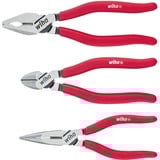 Wiha Set di pinze Classic, 3 pezzi, Set pinze rosso