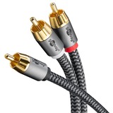 goobay 65303, Cavo Nero/Argento