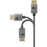 goobay 77444, Cavo argento/Nero