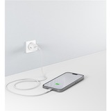 goobay Cavo tessile USB 2.0 supersoft, connettore USB-C > connettore USB-C bianco