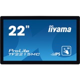 iiyama ProLite TF2215MC-B2 Monitor PC 54,6 cm (21.5") 1920 x 1080 Pixel Full HD LED Touch screen Multi utente Nero Nero, 54,6 cm (21.5"), 1920 x 1080 Pixel, Full HD, LED, 14 ms, Nero