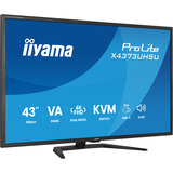 iiyama ProLite X4373UHSU-B2, Monitor LED Nero (opaco)