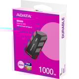 ADATA SSD esterna SD820 1 TB, Disco a stato solido Nero/grigio
