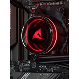 ALTERNATE Custom PC Series • Red Thunder Elements Gaming-PC, PC Gaming Nero/trasparente
