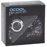 Alphacool Eiszapfen PRO 16mm HardTube Fitting G1/4 - Chrome, Connessione cromo