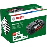 Bosch Batteria GBA 36V 6.0Ah Nero
