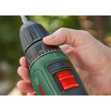 Bosch Universal Drill 18V 1450 Giri/min Senza chiave 1,2 kg Nero, Verde, Trapano avvitatore verde/Nero, Trapano con impugnatura a pistola, Senza chiave, Nero, Verde, 1 cm, 1450 Giri/min, 3 cm