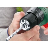 Bosch Universal Drill 18V 1450 Giri/min Senza chiave 1,2 kg Nero, Verde, Trapano avvitatore verde/Nero, Trapano con impugnatura a pistola, Senza chiave, Nero, Verde, 1 cm, 1450 Giri/min, 3 cm