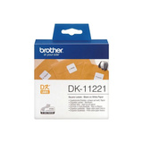 Brother DK-11221 nastro per etichettatrice Nero su bianco, Nastro di scrittura Nero su bianco, 1000 pz, DK, Bianco, Termica diretta, Cina