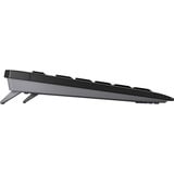 CHERRY Stream Wireless tastiera Universale Wireless a RF + USB QWERTY US International Nero Nero, Full-size (100%), Con cavo e senza cavo, Wireless a RF + USB, QWERTY, Nero