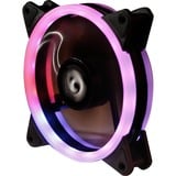 Chieftec AF-12RGB sistema di raffreddamento per computer Ventilatore 12 cm Nero 1 pz Nero/Bianco, Ventilatore, 12 cm, 1200 Giri/min, Nero