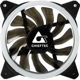 Chieftec AF-12RGB sistema di raffreddamento per computer Ventilatore 12 cm Nero 1 pz, Ventola Nero/Bianco, Ventilatore, 12 cm, 1200 Giri/min, Nero