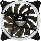 Chieftec AF-12RGB sistema di raffreddamento per computer Ventilatore 12 cm Nero 1 pz, Ventola Nero/Bianco, Ventilatore, 12 cm, 1200 Giri/min, Nero