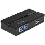 DeLOCK 11495 dati del computer switcher, Commutatore USB 5 Gbit/s, Nero, Plastica, 106 mm, 56 mm, 25 mm