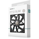 DeepCool FT12 Slim 120x120x15, Ventola Nero