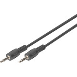 Digitus Cavo di collegamento audio 3,5 mm jack, stereo Nero