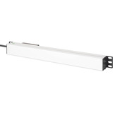Digitus Multipresa 19" PDU con profilo in alluminio, 7 vie, Ciabatta Nero/alluminio